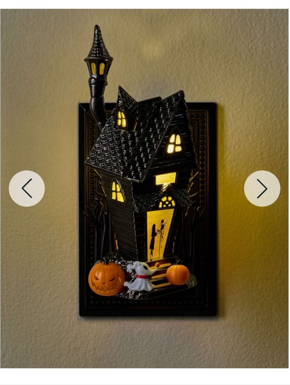 Bath&BodyWorks Jack'sHomeNightlight Wallflowers Plug- Nightmare Before Christmas